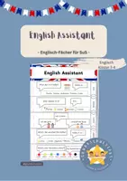 Vorschau - Arbeitsblätter - English Assistant Kopiervorlage Satzfächer Englisch - Deckblatt