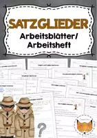 Vorschau - Arbeitsblätter - Satzglieder Materialpaket - Seite 1