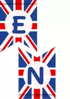Vorschau - Mal- und Bastelvorlagen - English Wall Wimpelkette Englisch Klassenraum - Seite 1