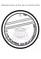 Vista previa - Manualidades / Dibujos para colorear - MEDALLA CONSTITUCIÓN ESPAÑOLA (CAST) @xiz.maxico - página 2