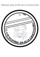 Vista previa - Manualidades / Dibujos para colorear - MEDALLA CONSTITUCIÓN ESPAÑOLA (CAST) @xiz.maxico - página 3