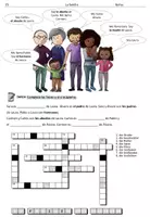 Vorschau - Arbeitsblätter - La familia - die Familie - Arbeitsblatt Spanisch - Seite 1