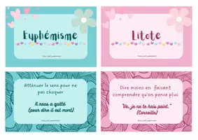 Aperçu - Apprentissages en autonomie - Flascards figures de style - Page 2