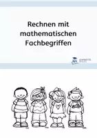 Vorschau - Aufgabenkarten - Rechnen mit Fachbegriffen - Deckblatt