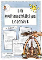Vorschau - Unterrichtsreihen - Leseheft Weihnachten (Weihnachtliches Leseheft) - Klasse 3 - Deckblatt
