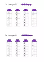 Vorschau - Arbeitsblätter - Übungsheft: Die 5 zerlegen im Zerlegehaus (12-seitig, DIN A5 im Easy-Druckformat mit Lernvideolink) - Deckblatt