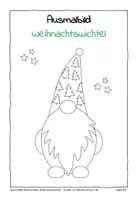 Vorschau - Arbeitsblätter - Ausmalbilder Weihnachtswichtel - Seite 3