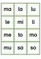 Vorschau - Spiele - Bingo - Silbenlesen - Klasse 1 - Freiarbeit/Förderunterricht - Seite 3
