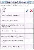 Vorschau - Arbeitsblätter - Leserätsel Winter Wahrheit oder Lüge? differenziert - Seite 2