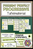 Vorschau - Präsentationen/Tafelbilder - PRESENT PERFECT PROGRESSIVE - Tafelmaterial (2 Versionen) - Deckblatt