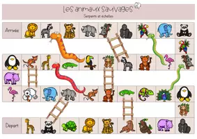 Vorschau - Stationenlernen - Les animaux sauvages Spielfelder Tiere - Seite 3