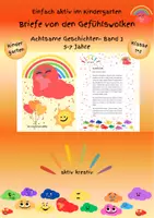 Vorschau - Fördermaterial/Inklusion - Briefe von den Gefühlswolken - Band 3 (5-7 Jahre) - Deckblatt