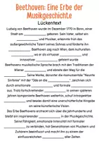 Vorschau - Arbeitsblätter - Beethoven: Eine Erbe der Musikgeschichte - Seite 3
