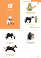 Aperçu - Préparation de séquence / Séquence complète - At the farm, livre audio (My First Sentences) - Page 2