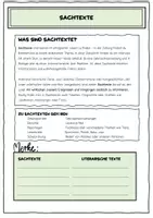 Vorschau - Arbeitsblätter - Sachtexe erarbeiten und die 5-Schritt-Lesemethode - Seite 1