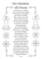 anteprima - Testo - Un Natale di Pace - poesia per quaderno - Pagina 1