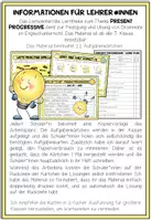 Vorschau - Stationenlernen - PRESENT PROGRESSIVE - Lerncenter / Lerntheke - Seite 1