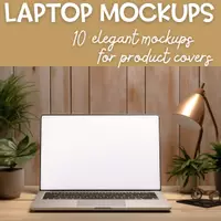 Aperçu - Outils du professeur - MOCKUP ordinateur portable - Modifiable sur Canva - Page de couverture