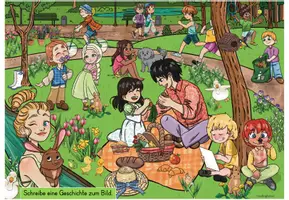Vorschau - Arbeitsblätter - Wimmelbild zum Frühling - Seite 3