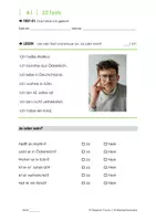 Vorschau - Test - DaZ A1: 22 Tests/ Wortschatz-Lesen-Schreiben-Grammatik - Seite 1