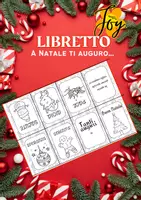anteprima - Altro tipo di materiale - Buon Natale - Libretto di auguri - Pagina di copertina