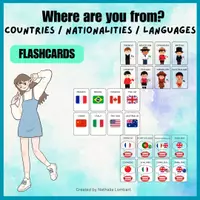Aperçu - Jeux - Countries - nationalities - languages - Page de couverture