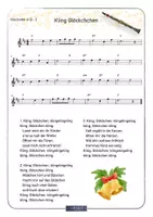 Vorschau - Unterrichtsreihen - MUSIK 🔔 Kling Glöckchen für Klarinette mit Audio 🎧 und Noten 🎵 3-stimmig • Bläserklassen • Klassenmusizieren - Seite 3