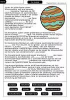 Vorschau - Arbeitsblätter - Lückentext Jupiter - Seite 1