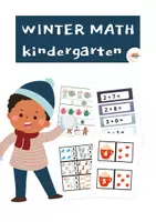 Vista previa - Hojas de trabajo - WINTER MATH. KINDERGARTEN - Portada