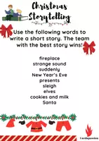 Προεπισκόπηση - Φυλλάδια - Christmas Storytelling Φτιάξε μια Χριστουγεννιάτικη Ιστορία - Εξώφυλλο