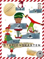 Vorschau - Bildkarten - Weihnachtliche Wichtel-Stationskarten - Deckblatt