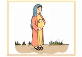 Vorschau - Präsentationen/Tafelbilder - Weihnachtgeschichte - Geburt Jesu - Bildkarten & Textkarten in 2 Versionen - Seite 2