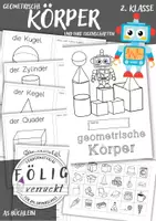 Vorschau - Arbeitsblätter - geometrische Körper Büchlein - Deckblatt