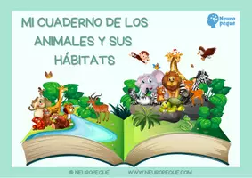 Vista previa - Hojas de trabajo - MI CUADERNO DE LOS ANIMALES Y SUS HÁBITATS - página 1
