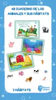 Vista previa - Hojas de trabajo - MI CUADERNO DE LOS ANIMALES Y SUS HÁBITATS - Portada