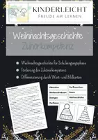 Vorschau - Stundenentwürfe - Vorlese Geschichte, Zuhörkompetenz, Verstehen - Deckblatt