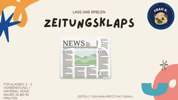Vorschau - Spiele - Frau K_PPP_Spiele_Energizer_Namenlernspiel_"Zeitungsklaps" - Seite 1