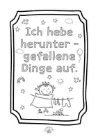 Vorschau - Mal- und Bastelvorlagen - Ausmalbilder Klassenregeln Empathie soziales Miteinander 01 - Seite 3