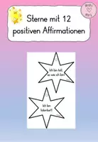 Vorschau - Mal- und Bastelvorlagen - Sterne mit positiven Affirmationen - Deckblatt
