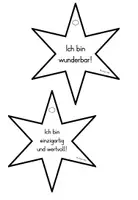 Vorschau - Mal- und Bastelvorlagen - Sterne mit positiven Affirmationen - Seite 2