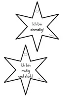 Vorschau - Mal- und Bastelvorlagen - Sterne mit positiven Affirmationen - Seite 3