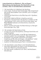 Vorschau - Stundenentwürfe - UE Beschreiben, Geschichte zu Ende schreiben und überarbeiten anhand des Bilderbuchs „Zilly und Zingaro“ - Seite 1