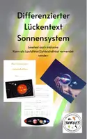 Vorschau - Arbeitsblätter - Sonnensystem: Lückentext und Lesetext (differenziert) - Deckblatt