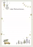 Vorschau - Arbeitsblätter - Wunschzettel an den Weihnachtsmann - deutsch & englisch - Seite 2