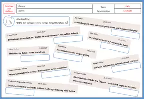 Vorschau - Arbeitsblätter - Infotext, Arbeitsblatt & Extra zum Konjunkturzyklus - Seite 3