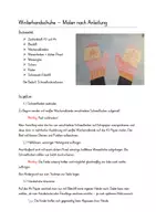 Vorschau - Mal- und Bastelvorlagen - Malen nach Anleitung Winterhandschuhe - Seite 2