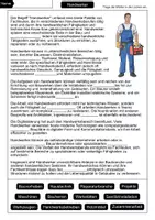 Vorschau - Arbeitsblätter - Handwerker Lückentext - Seite 1