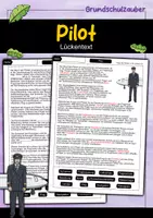 Vorschau - Arbeitsblätter - Pilot Lückentext - Deckblatt