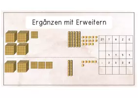 Vorschau - Präsentationen/Tafelbilder - Schriftliche Subtraktion: Abziehen mit Entbündeln – Erklärung - Seite 3
