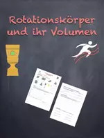 Vorschau - Arbeitsblätter - Rotationskörper und ihr Volumen - Deckblatt